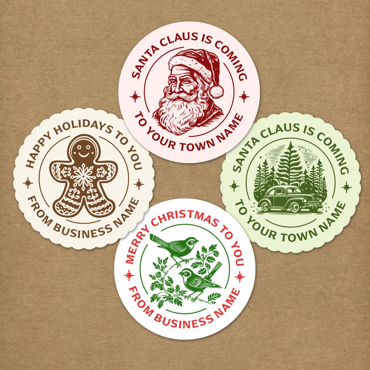 Skylark Printing - Wholesale Sticker - Holiday Souvenir Sticker Customizable with Your Text4