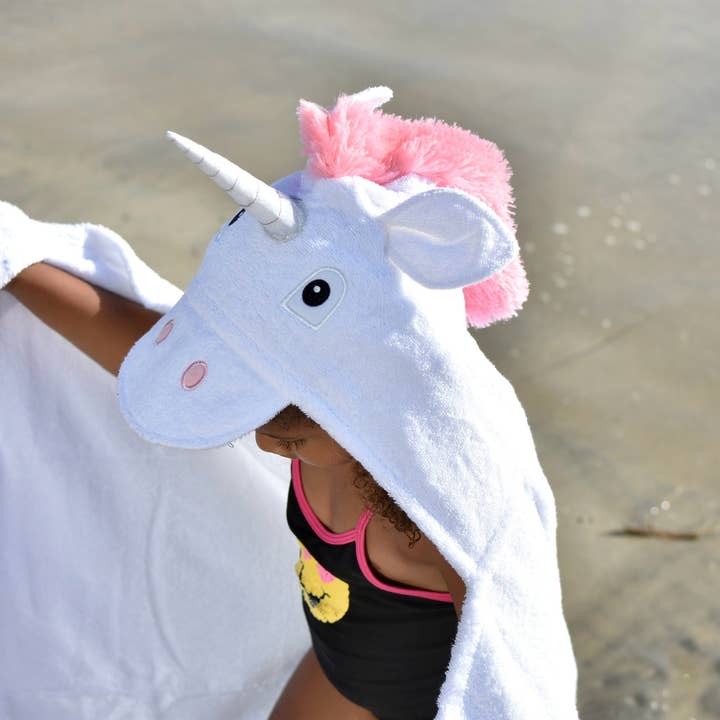 Yikes Twins - Wholesale Hooded Towel - Kids & Baby - Unicorn hooded towel for ages 2-8years old