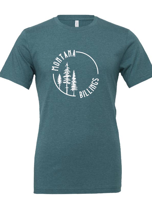 MT Brand Apparel - Wholesale Screen Printed T-Shirt - Unisex - Circle Forest - Customized - Unisex Crew Neck Tee