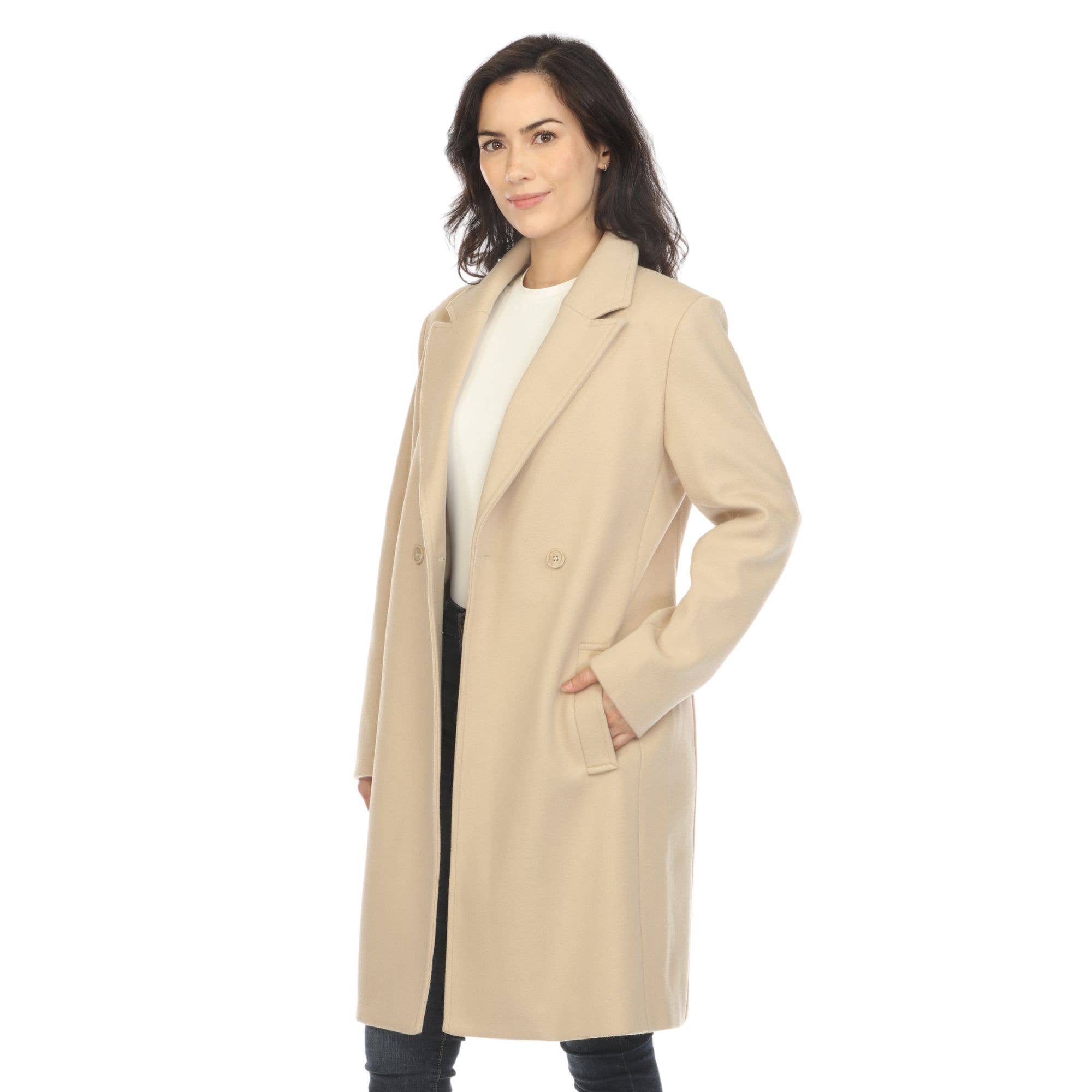 WHITE MARK - Vente Manteau – femme - Manteau Walker classique pour femmes32