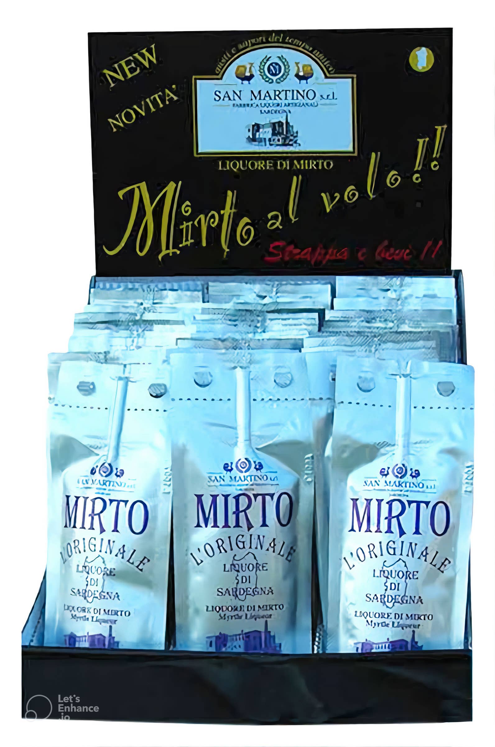 San Martino Liquori - Venta al por mayor Licor - Mirto al vuelo dosis única 2,5 cl 30%2