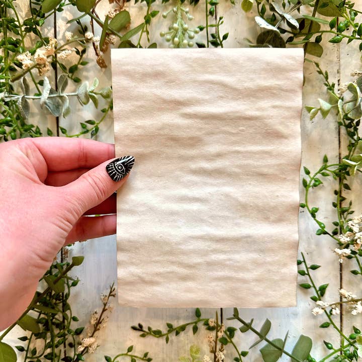 NOMAD Moon Magic - Wholesale Stationery/Notecard Set - Handmade Cottagecore Mushroom Frog Coffee-Dyed Note Papers3