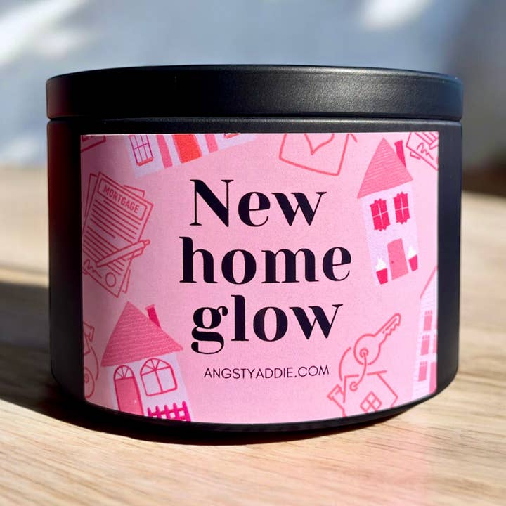 New home candle, new apartment gift, housewarming candle for wholesale by Angsty Addie