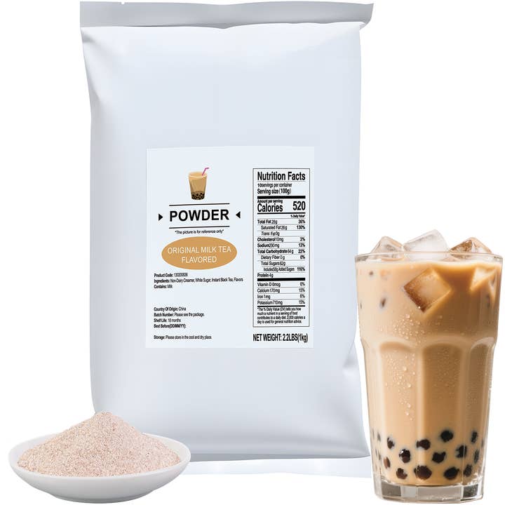 soeos - Wholesale Powdered Health Drink - Soeos Milk Tea Flavored Powder (3-in-1), 2.2 lbs (1kg)1