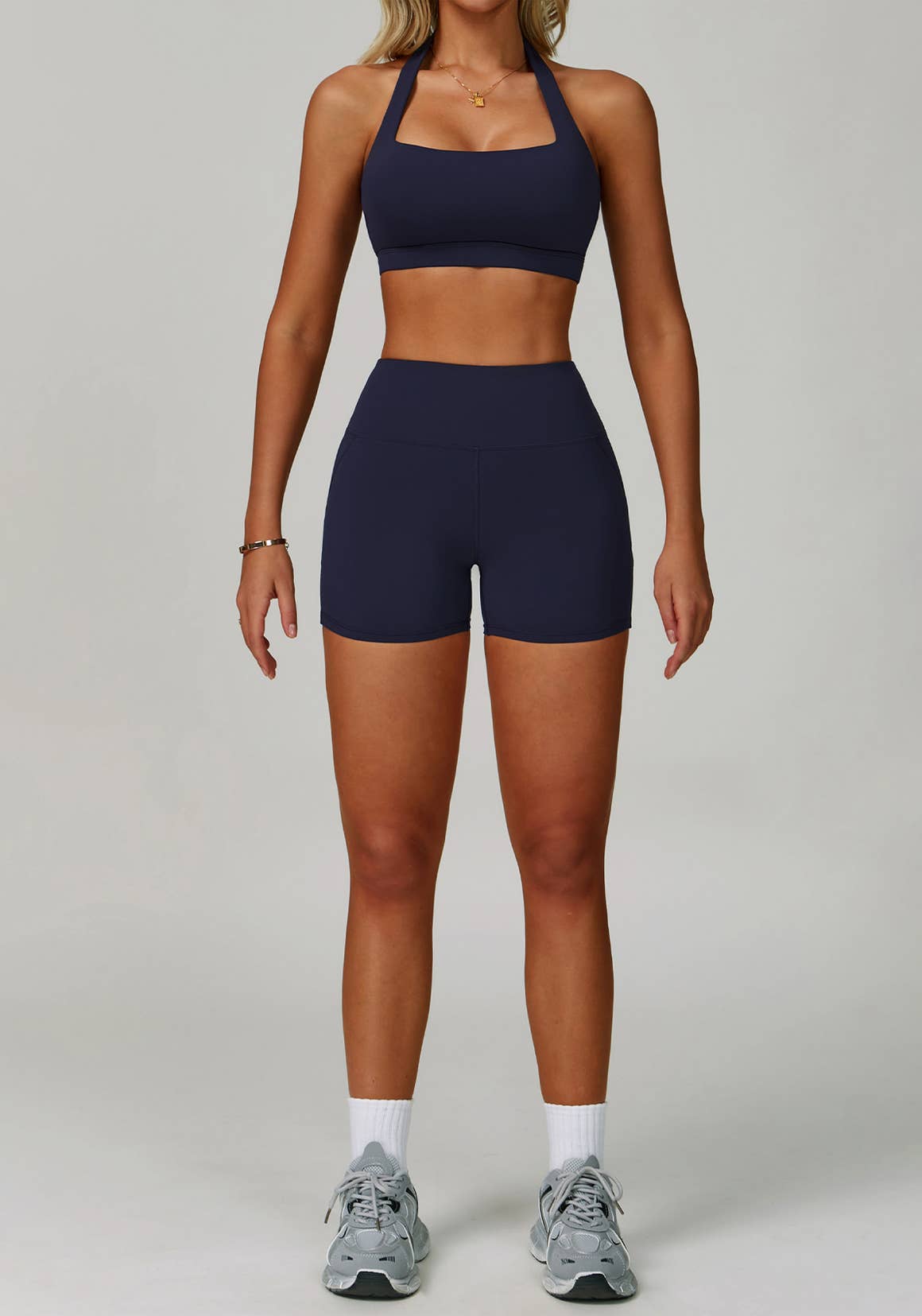Crave by FW - Wholesale Activewear Set - Women's - Activewear Set with Halter Sports Bra and Short7