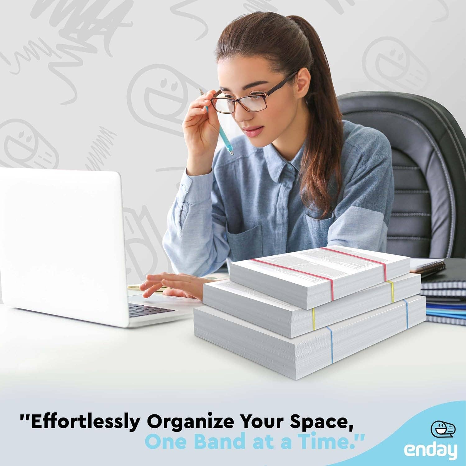 enday - Wholesale Classic Toy - Kids - Assorted Colors And Sizes Rubber Bands (227g/0.5 lbs)5