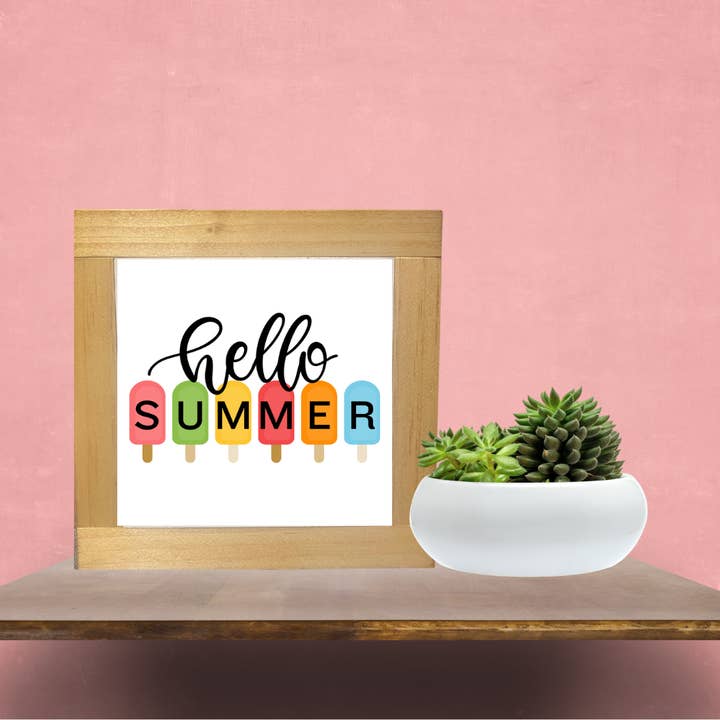 BONJOUR L'ÉTÉ pour la vente par Bog Road Designs