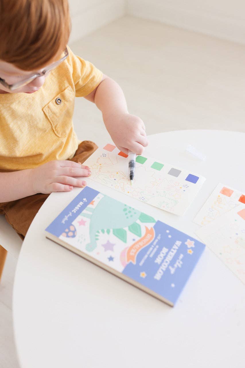 MagicPlaybook - Wholesale Art Set - Kids & Baby - Dinosaur Watercolor Book for Kids Portable, Screen-Free Art3