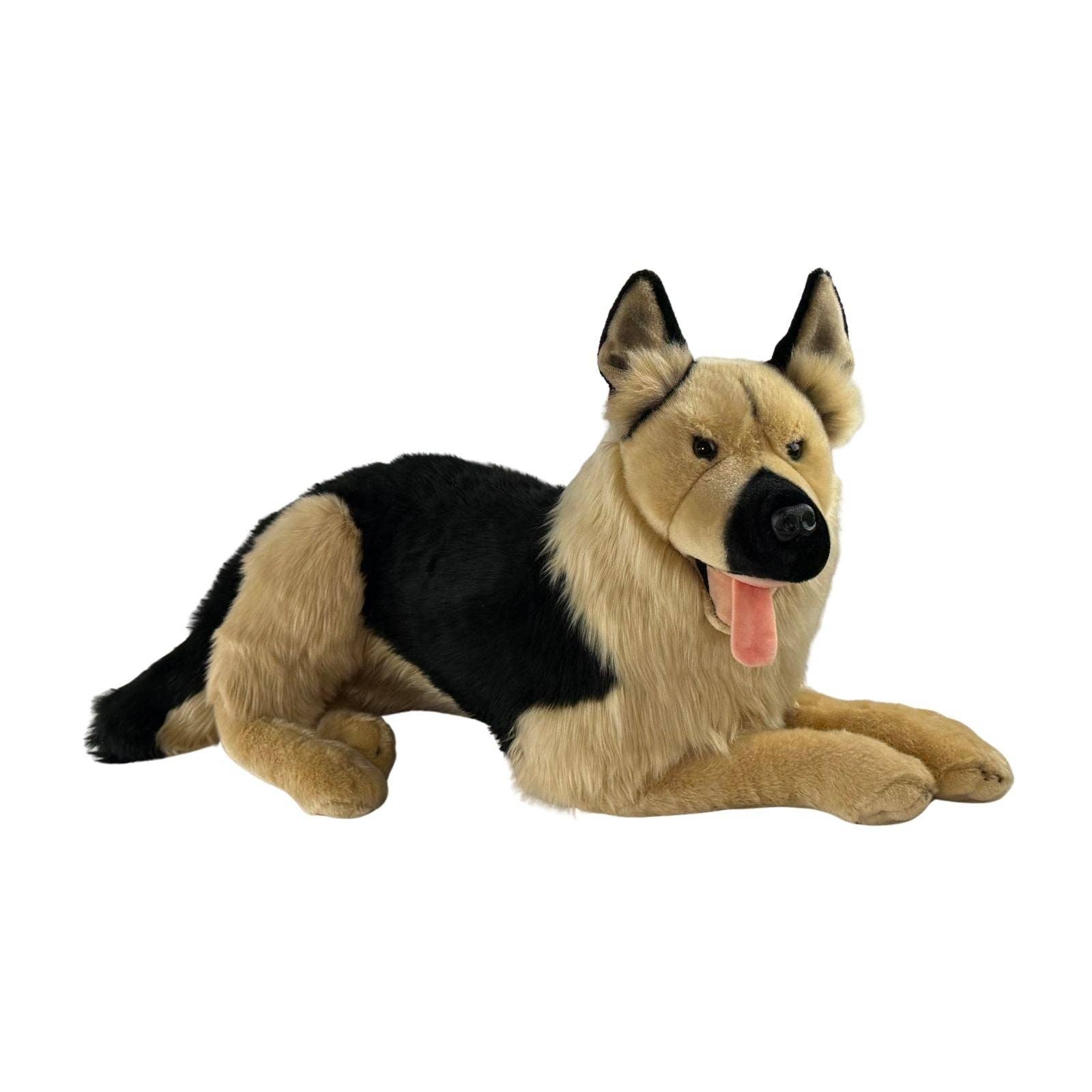 Bocchetta Plush Toys - Wholesale Pet Plush Toy - Dog - Caesar - German Shepherd - 64cm lying3