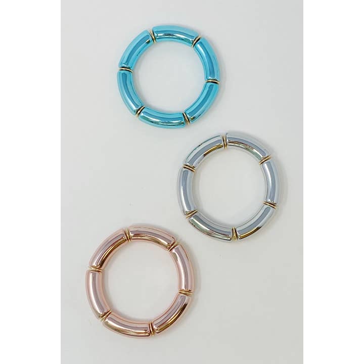 Ellison+Young - Wholesale Bangle Bracelet - Colored Tube Stretch Bracelet4