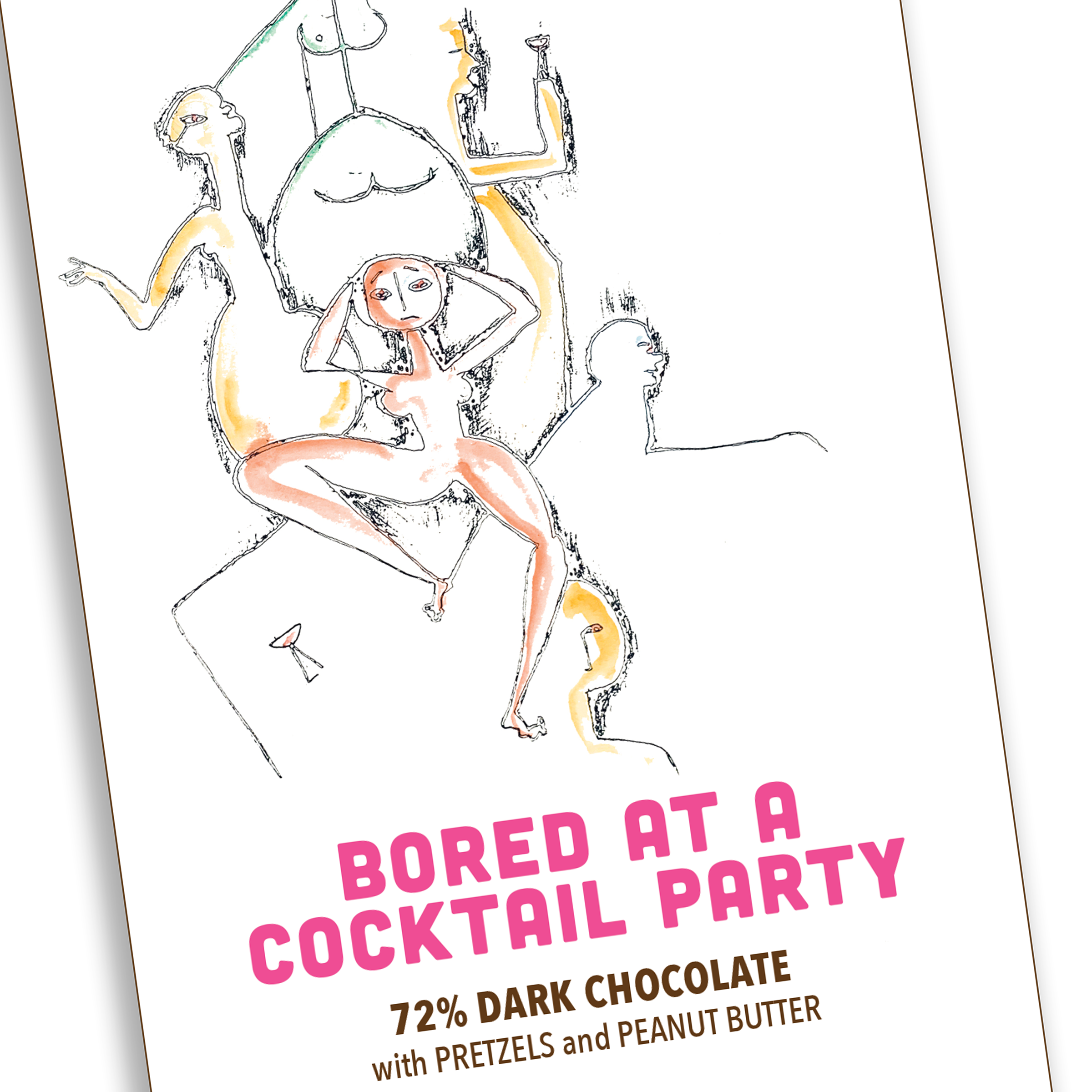 Beato Chocolates - Wholesale Chocolate Bar - Bored at a Cocktail Party Chocolate Bar (75g/2.64oz)3