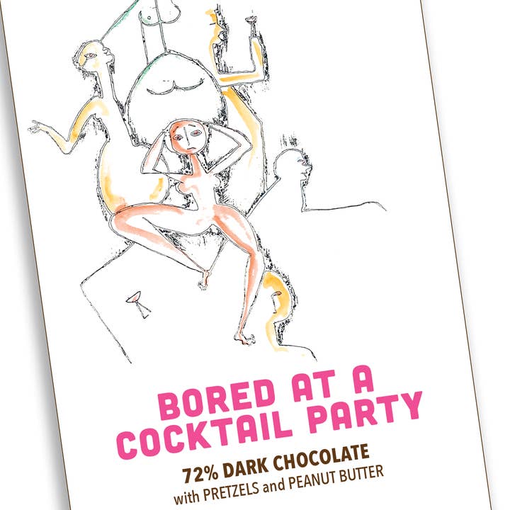 Beato Chocolates - Wholesale Chocolate bar - Bored at a Cocktail Party Chocolate Bar (75g/2.64oz)3