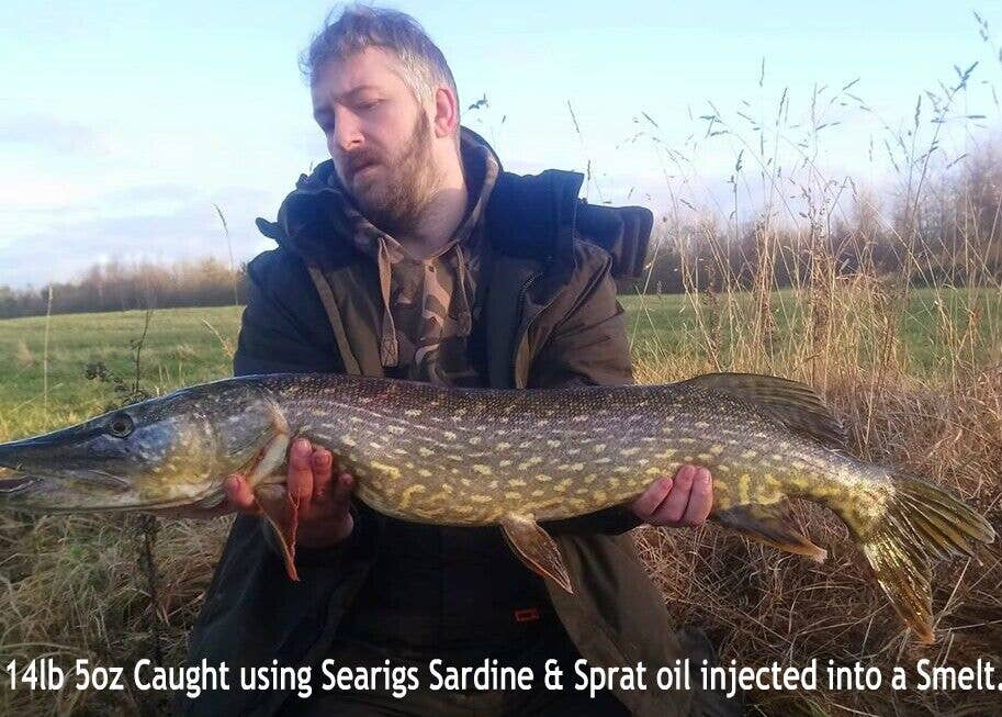 SEARIGS UK LTD – wholesale Sporting accessories – Pike Fishing "Blood Red" Natural Bait Oils - 10 Flavours3