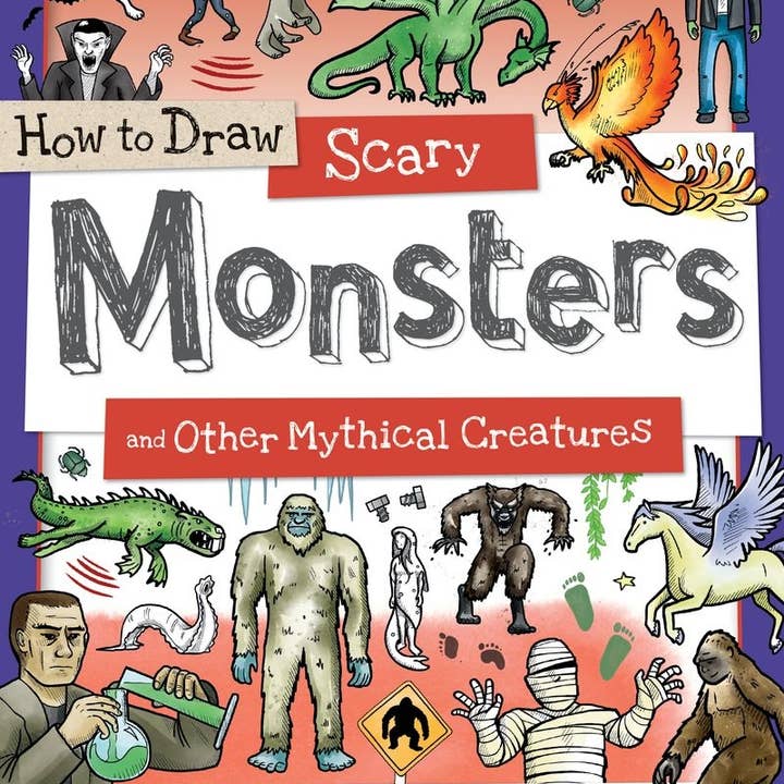 Sourcebooks - Wholesale Reference - How to Draw Scary Monsters and Other Mythical Creatures
