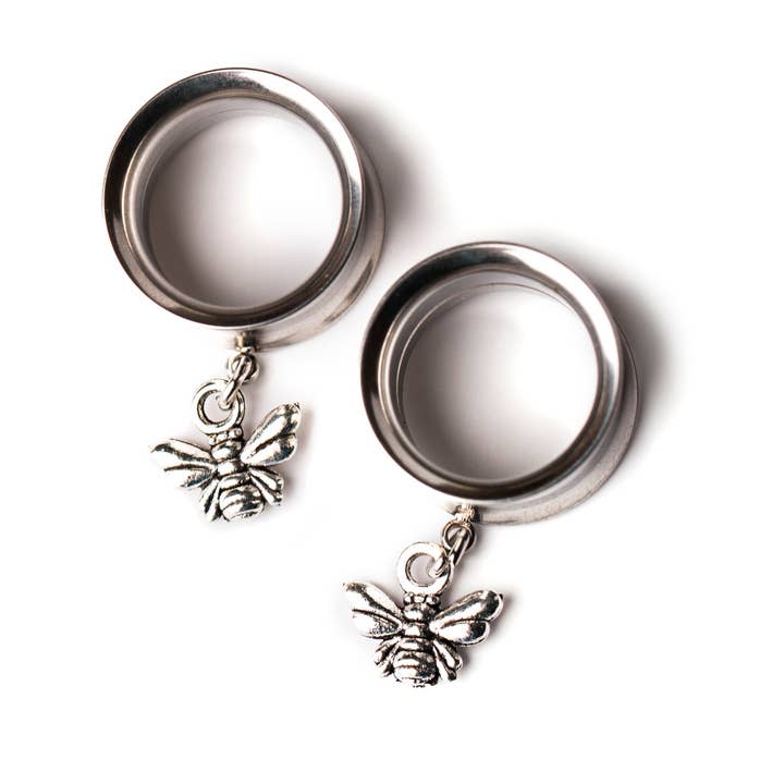 Mini Bee Dangle Tunnels for wholesale by Eros Plugs