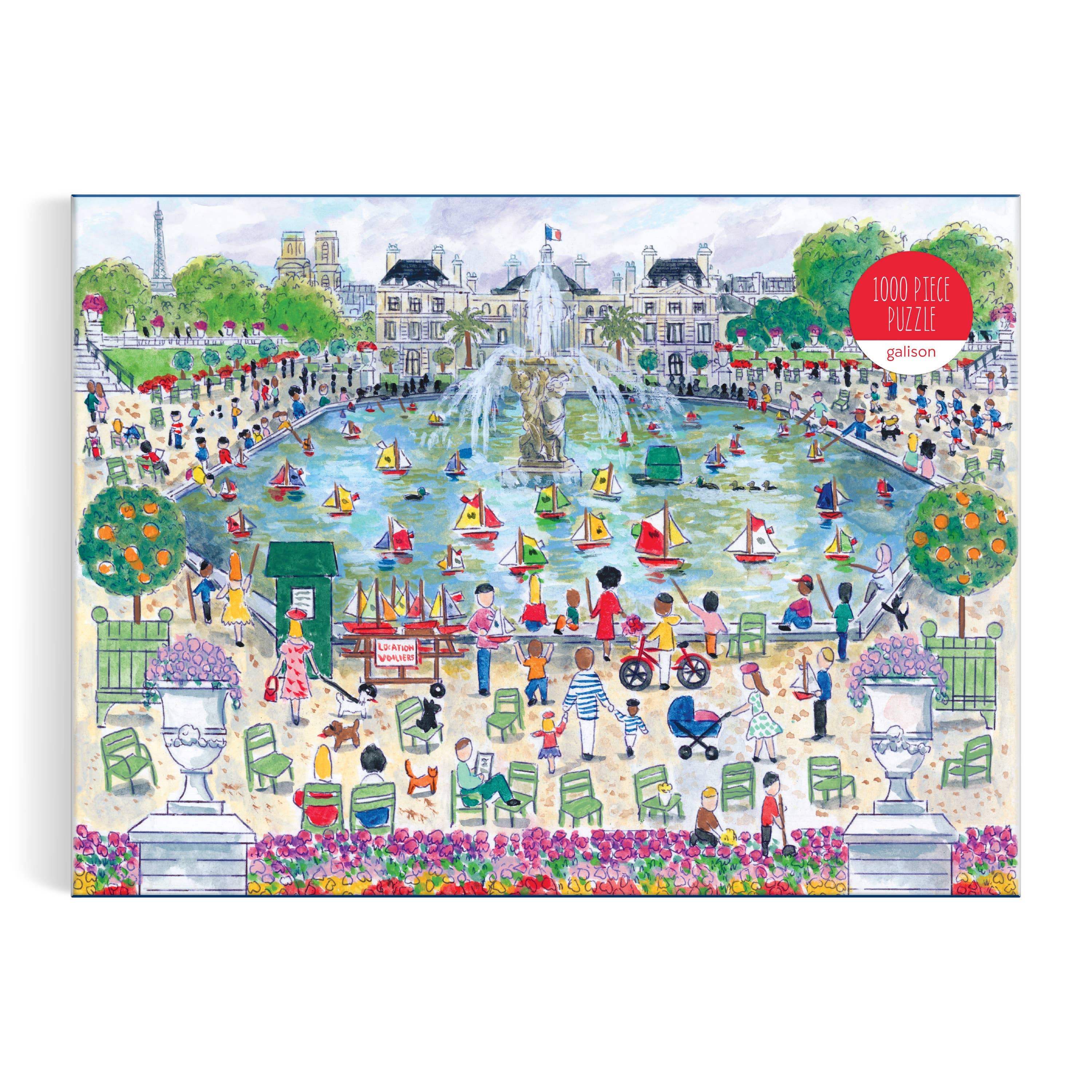 Chronicle Books - Wholesale Puzzle - Adult - Michael Storrings Springtime in Paris 1000 Piece Puzzle2
