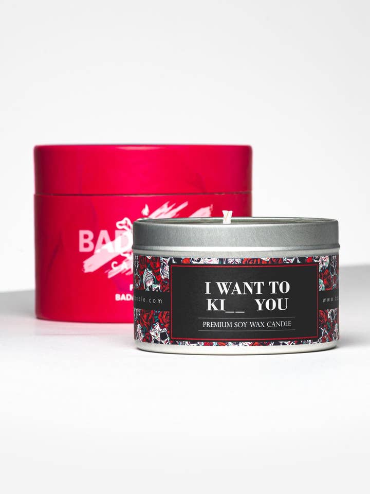 I Want to Ki__ You 8oz for wholesale by Badass Candles