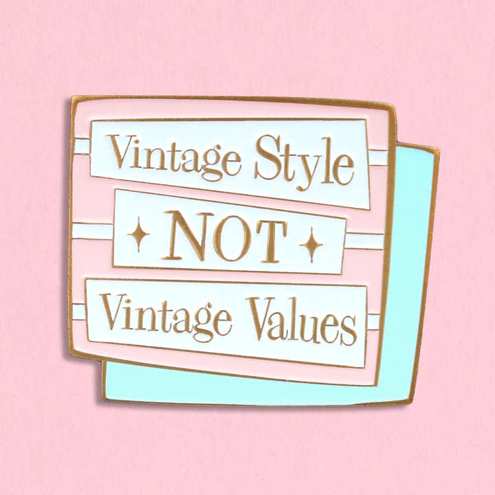 Kate Gabrielle - Wholesale Lapel Pin/Button - Vintage Style, Not Vintage Values enamel lapel pin/brooch1