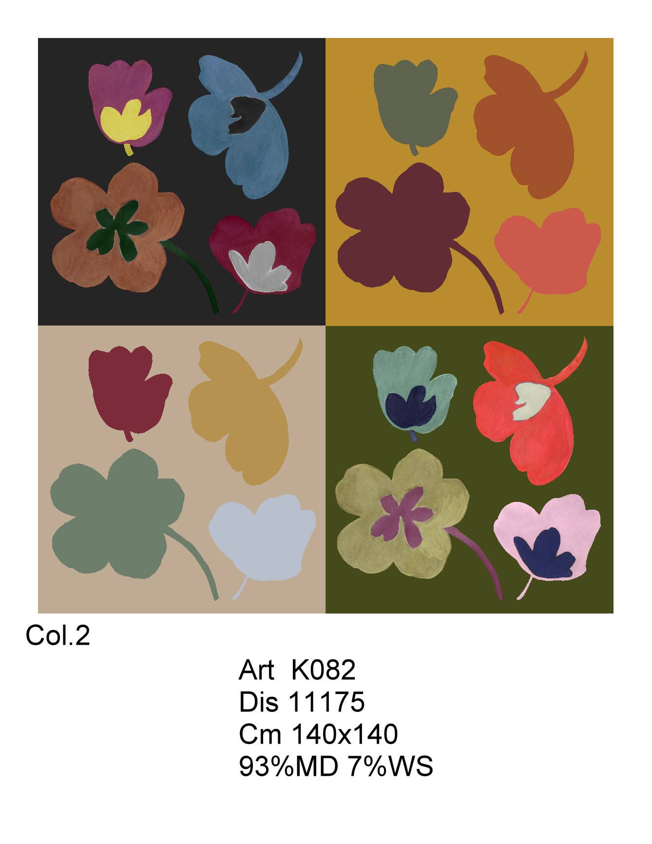 Margolis Pineo Italia - Wholesale Scarf - Women's - Campo dei Fiori Travel Scarf/Wrap1