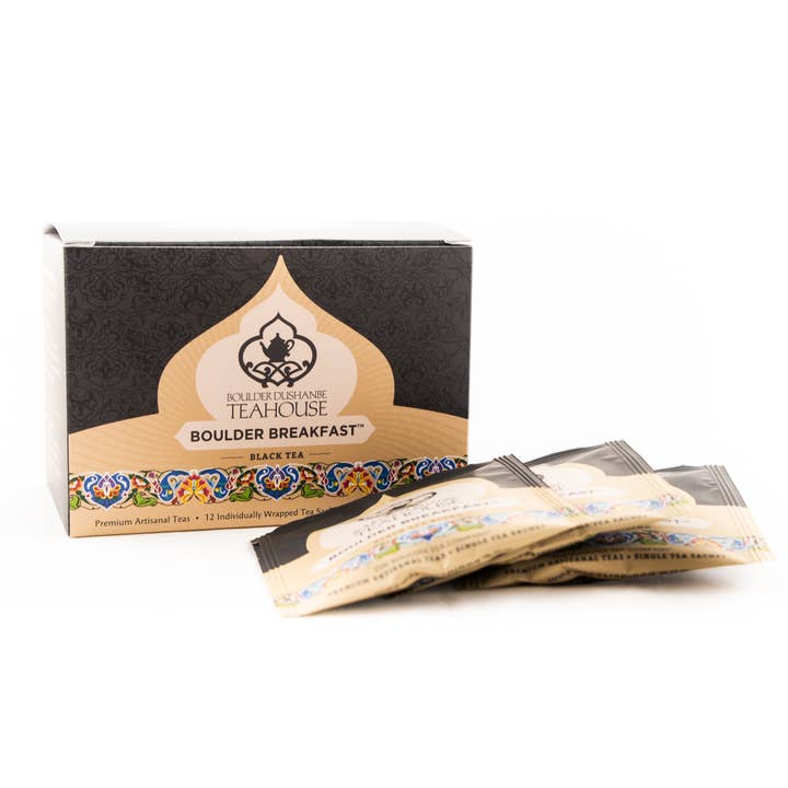 Boulder Tea Company - Wholesale Tea Bags - Boulder Breakfast Black Tea - Box of 12 Tea Sachets