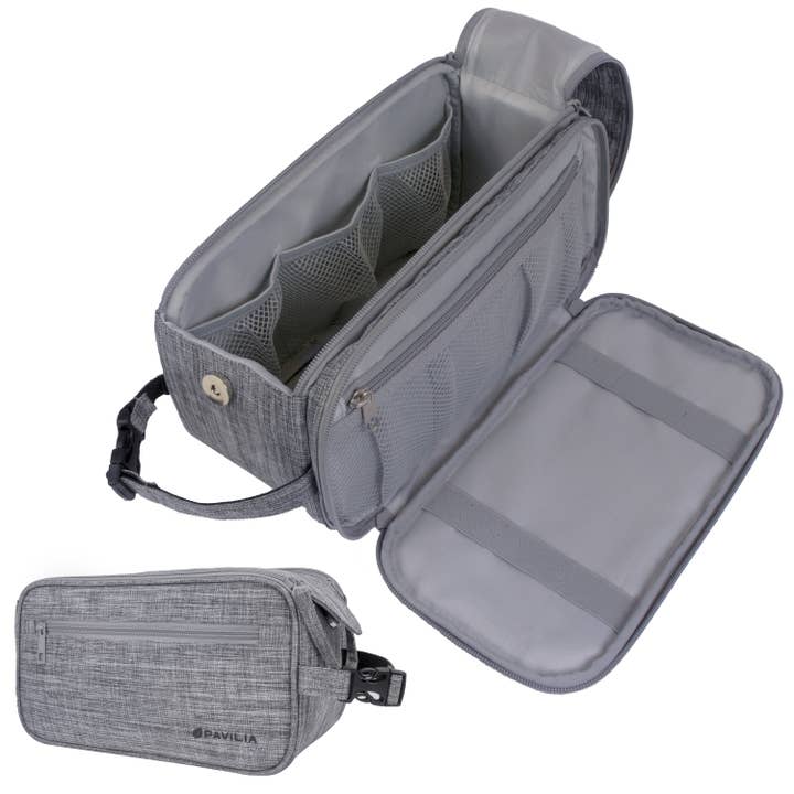 Pavilia - Wholesale Toiletry Bag - Men's - Men's Classic Dopp Kit Toiletry Bag