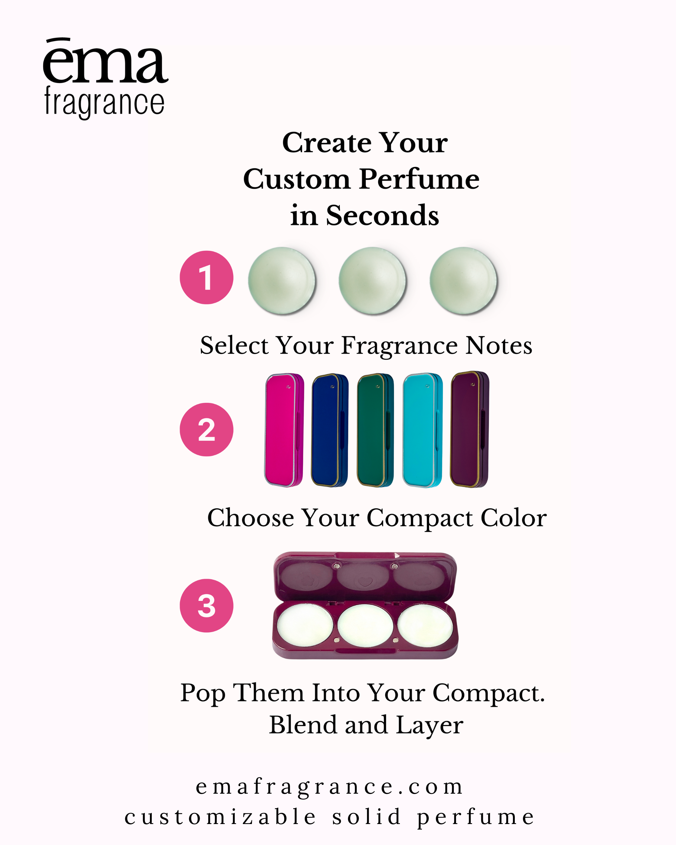 ēma fragrance - Wholesale Solid Perfume - ēma Tuberose Solid Perfume Pod – Calming Holiday Gift1