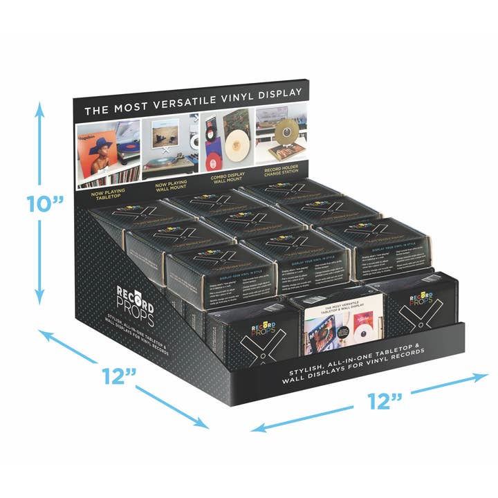 Record PropsĀ® - Wholesale Retailer Display - Accessories - Record Props Cardboard Counter Display1