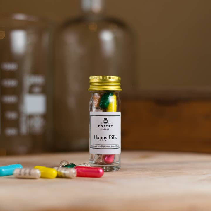 Poetry Pharmacy - Wholesale Poetry & Drama - Happy - Poetry Pills (Small)