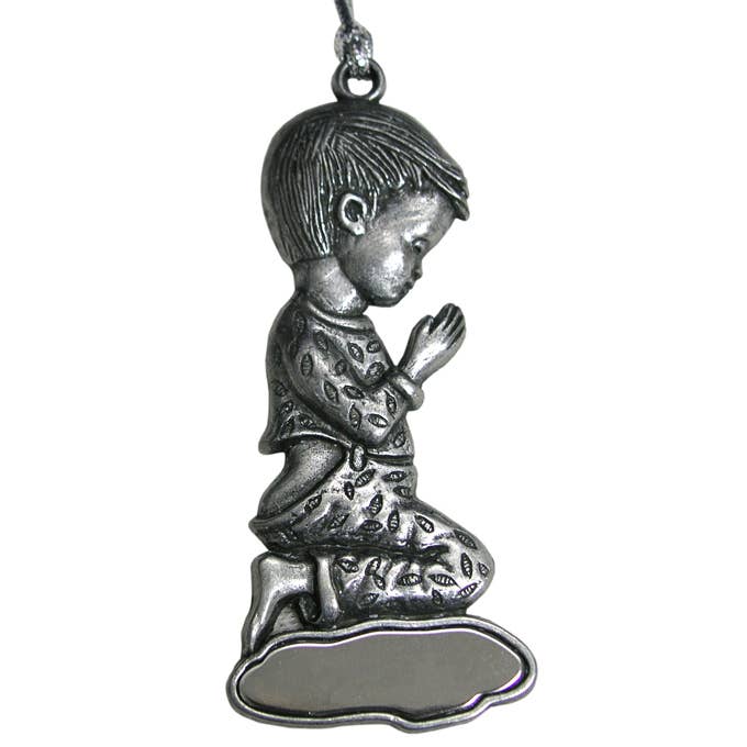 Gloria Duchin – wholesale Prydnad – Pewter Bedjande Pojke Dekoration