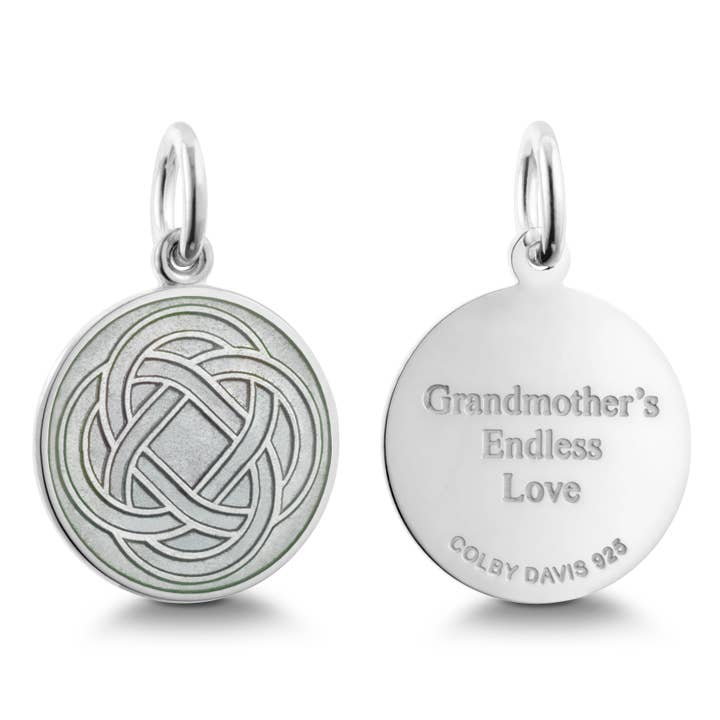 Colby Davis Pendant: Small Grandmother Knot - Sterling Silve for wholesale by Colby Davis of Boston