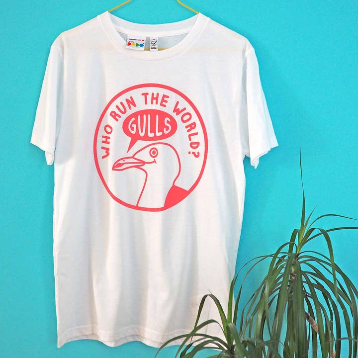 Who Run The World Gulls Unisex T-shirt for wholesale by hello DODO