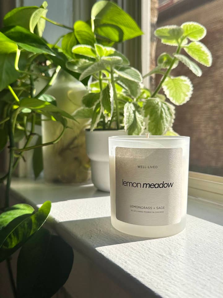 Citronengstearinlys for engroshandel hos Well-Lived