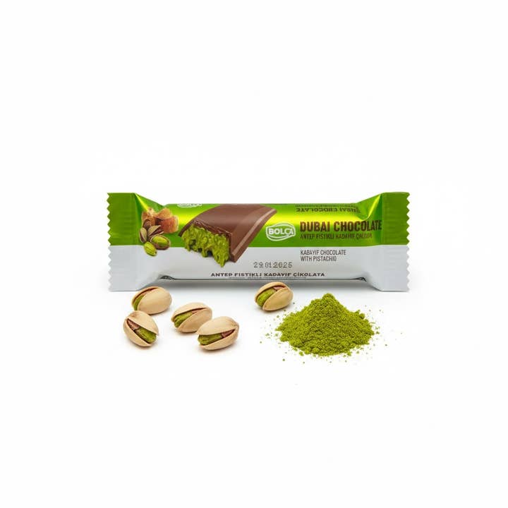 Aladdin - Wholesale Chocolate Bar - Dubai Chocolate Bar 30g Antep Pistachio Kadayif Halal1