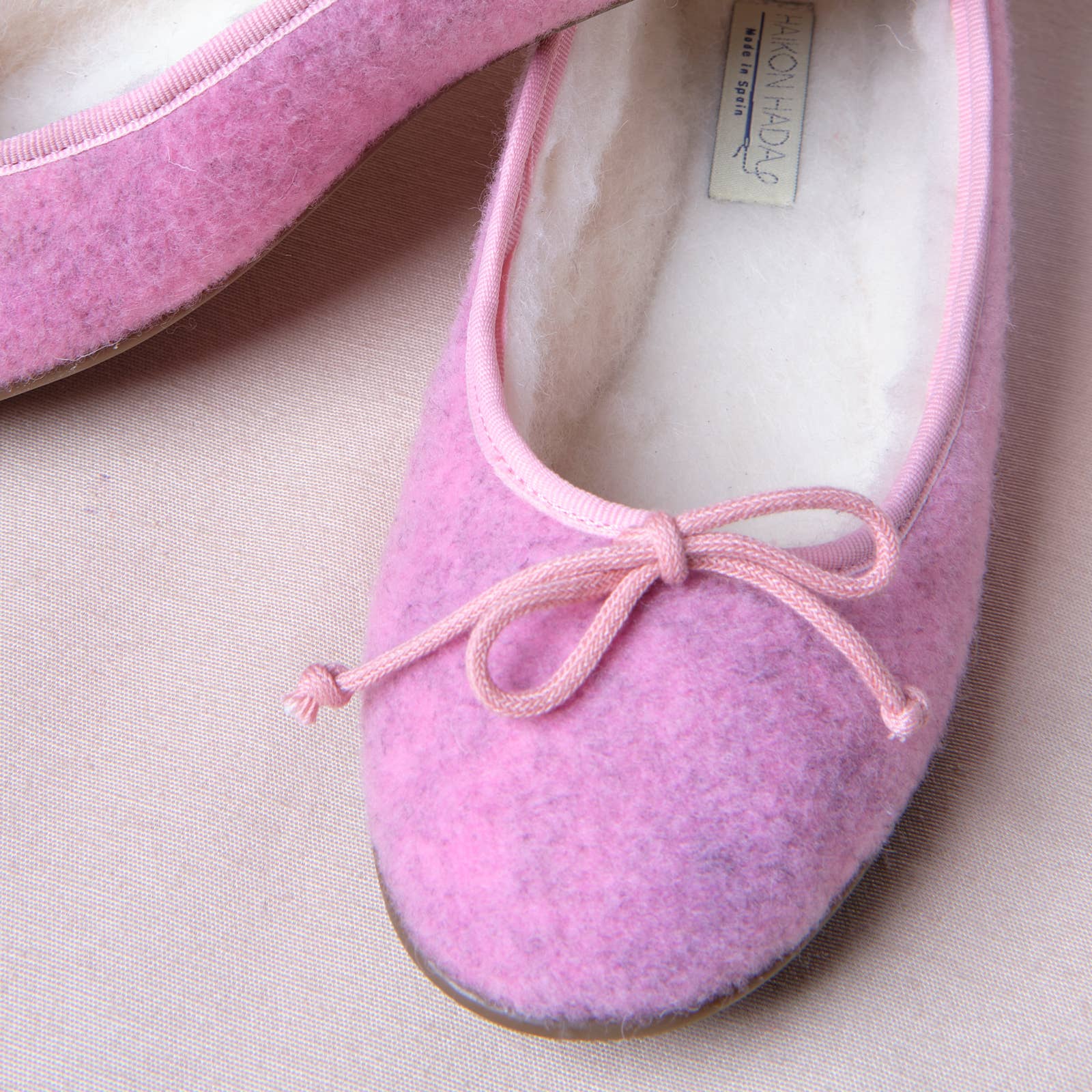 HAIKON HADA - Wholesale Slippers - Women's - Pink ballerina slippers for home4