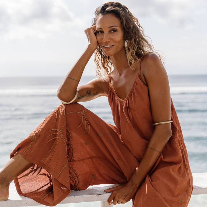 Golden Hour Jumpsuit - Palem and other Purchase Wholesale jumini. Free Returns & Net 60 Terms on Faire trending on Faire.