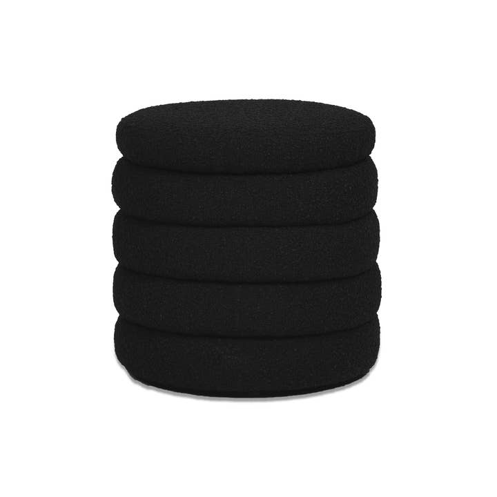 Jennifer Taylor Home - Wholesale Ottoman - Fuji Oversized Round Storage Ottoman6