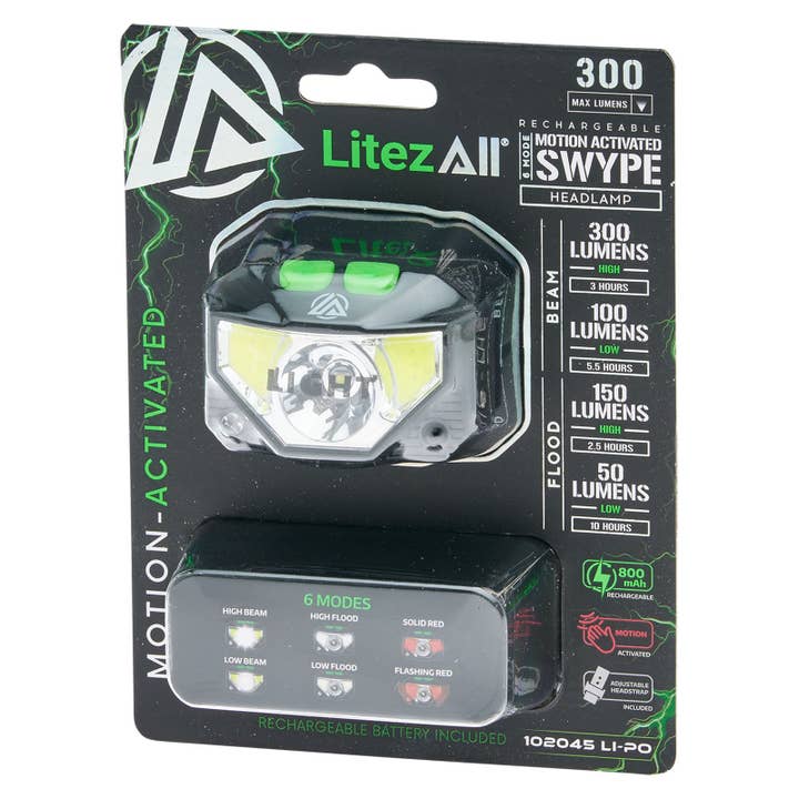 LitezAll - Wholesale Flashlight - LitezAll Motion Activated LED Headlamp26