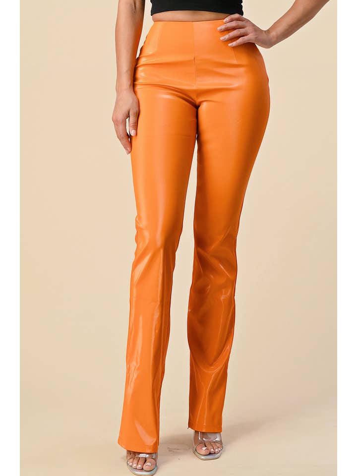 The Sang – Engroshandel Bukser - Dame – SP43080521 - BUKSER I IMITERET LÆDER14