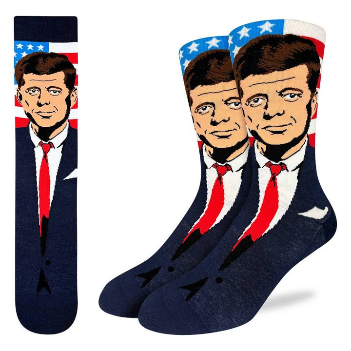 Men's John F. Kennedy Socks for wholesale by Good Luck Sock