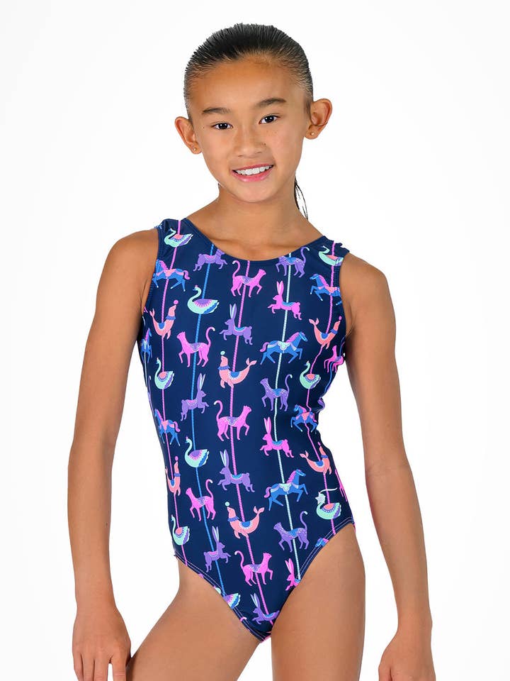 Merry Go Round Leotard for wholesale by Destira