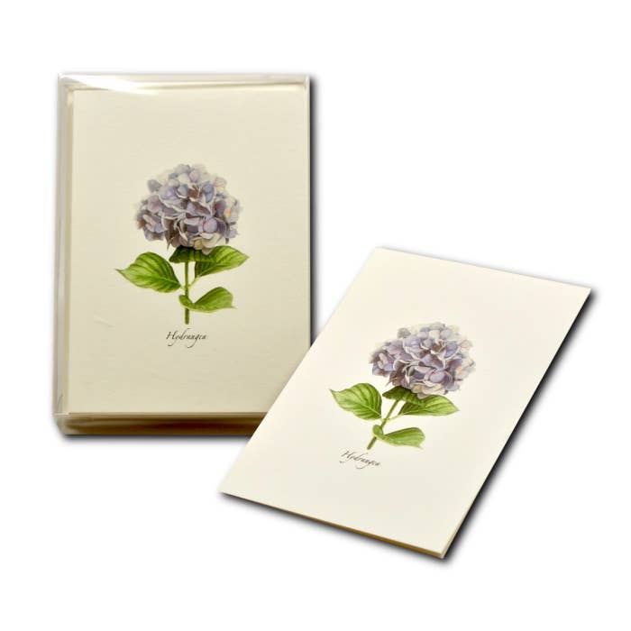 Earth Sky + Water - Wholesale Stationery/Notecard Set - Hydrangea Recycled Paper Notecard Set2