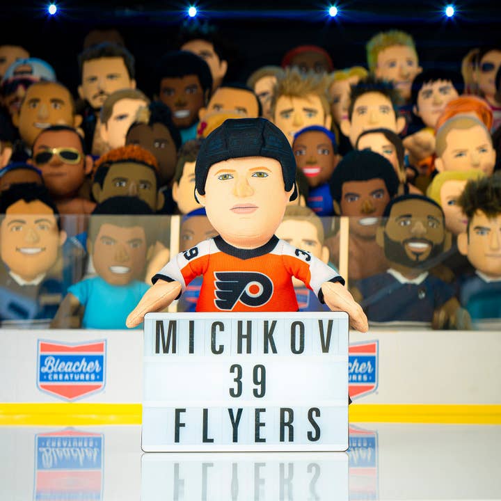 Uncanny Brands - Wholesale Stuffed/Plush Toy - Kids & Baby - Bleacher Creatures Philadelphia Flyers Matvei Michkov 10" Plush Figure1