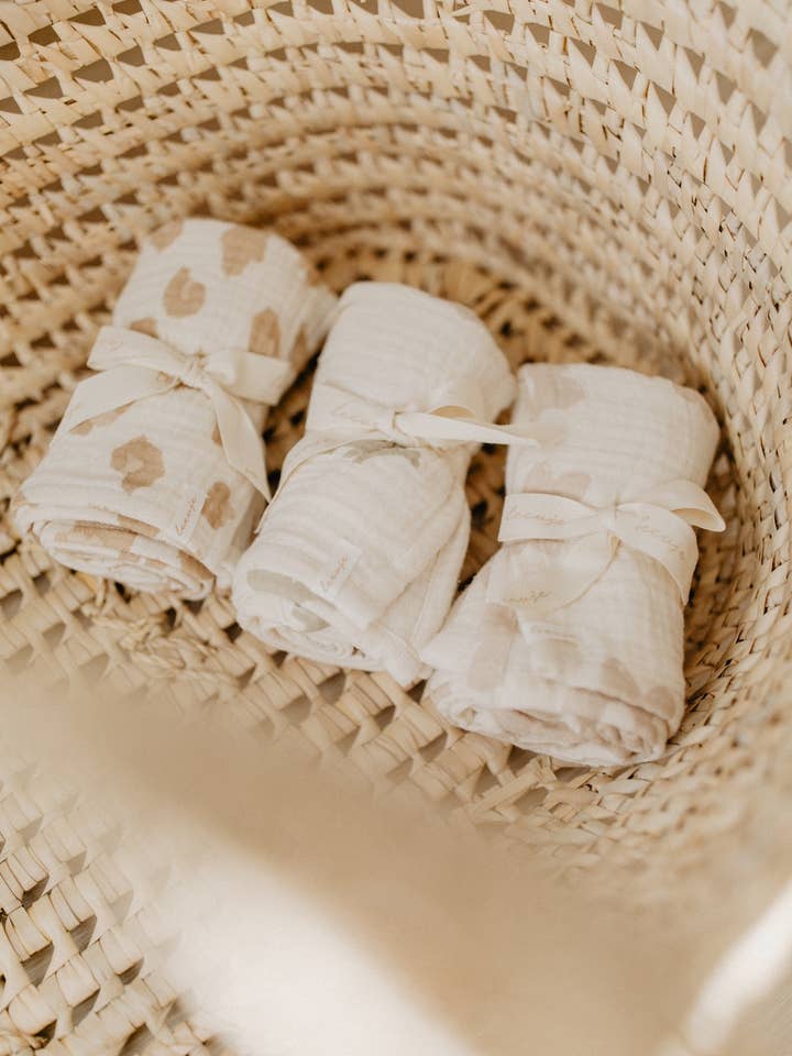 Leevje - Wholesale Security/Cuddle Blanket - Baby - Muslin cloth 'dinosaur'2