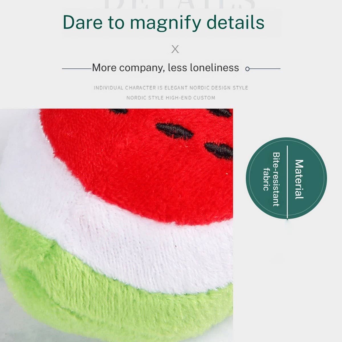PAWPAWwholesale - Wholesale Pet Plush Toy - Dog - Plush Watermelon Toy, Squeaky Fun for Small Dogs_CWMM54794