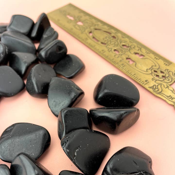 Sow the Magic - Wholesale Spiritual Stone/Crystal - Natural Obsidian Tumbled Gemstone Intention Vial2