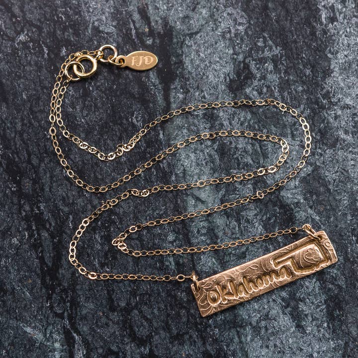 State Jewelry - Bar Necklace for wholesale by Felicity Jewelry Designs