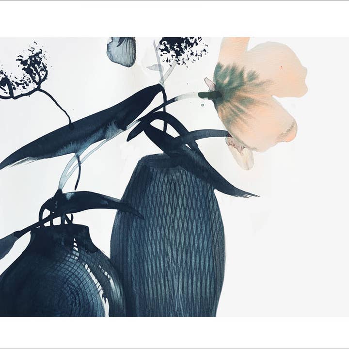 Fine Art Print - “Graphic Vase” - Sophie Griotto for wholesale by Atelier Contemporain