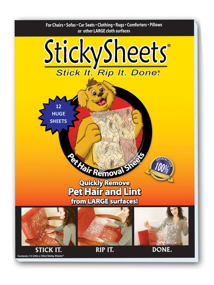 Sticky Sheets - Pet hårfjerningssystem - 12 Pack for engroshandel hos Sticky Sheets
