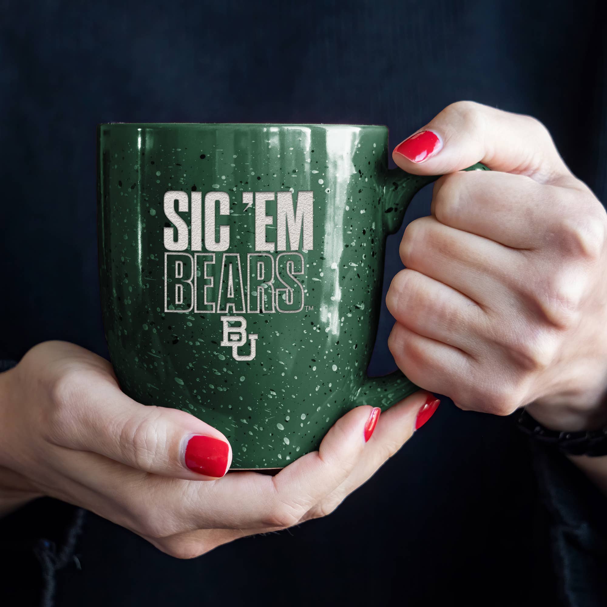 Rico Industries - Wholesale Coffee Mug - NCAA  Baylor Bears "Sic' Em Bears" 16 oz   Ceramic  Mug3