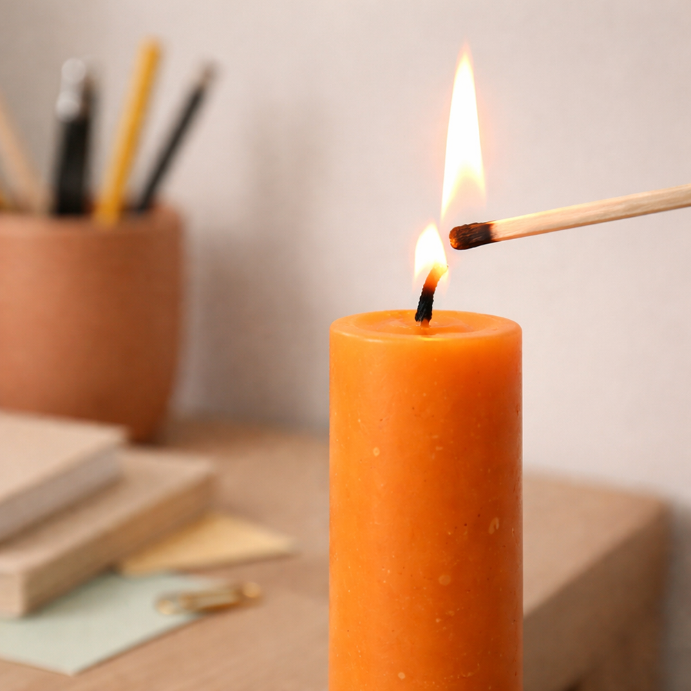 VIE - Wholesale Tapered Candle/Candlestick - Spell Candles, Handmade & Unscented, Pack of 57